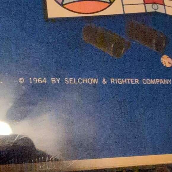 Parcheesi 1964 Popular Edition Backgammon Game Of India Vintage Board Ga… - Picture 3 of 5